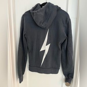 Aviator Nation Bolt Zip Hoodie Small